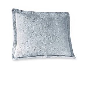 NWT Blue King Charles Matelasse Pillow Sham- Historic Charleston